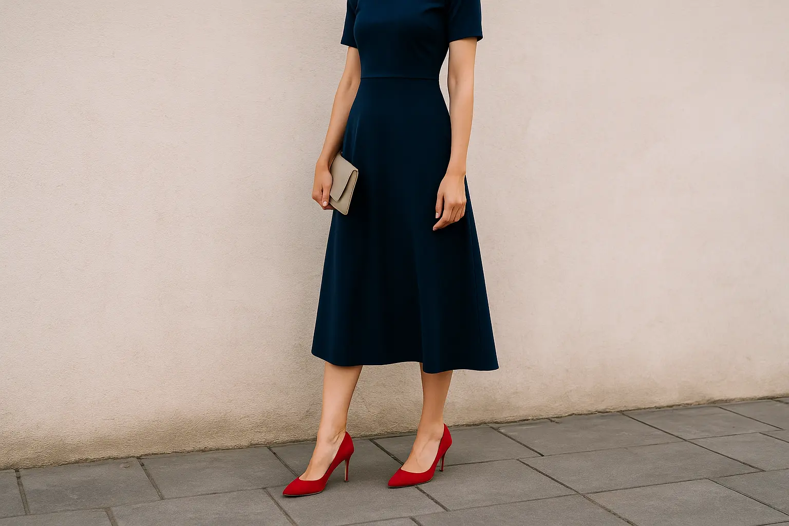 What Colour Shoes to Wear with a Navy Dress